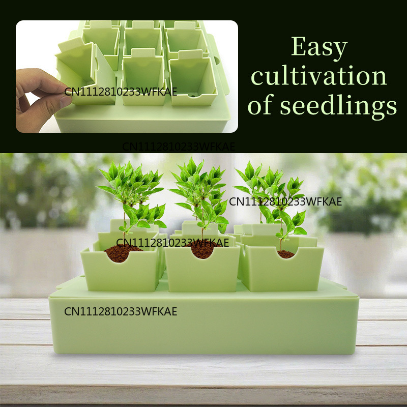Seed Starter Trays - Novo modelo, bandeja de germinação para
