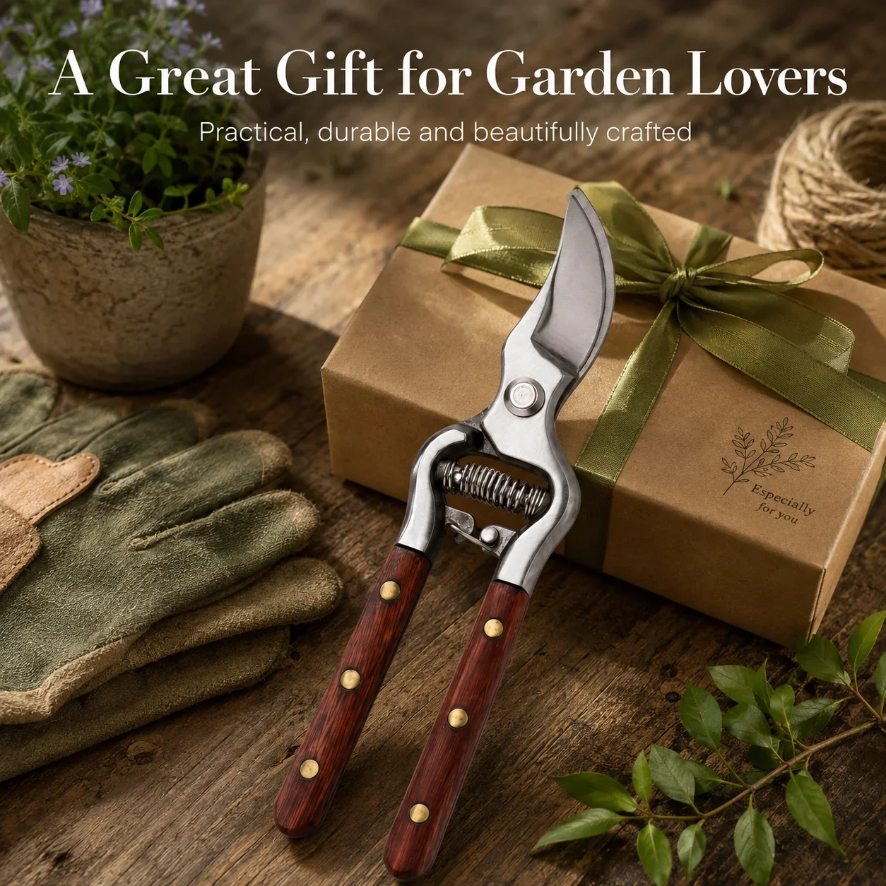 Gardening Tools To Cut Branches - Tesoura de poda de aço inoxidável