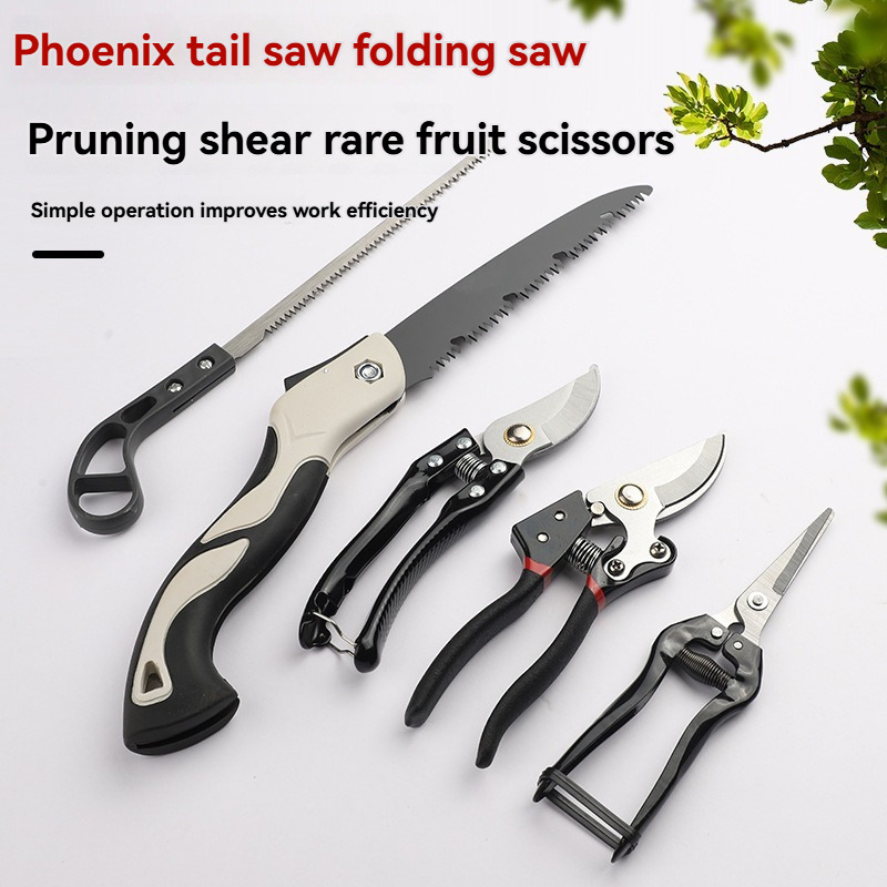 Gardening Tools To Cut Branches - Conjunto de Tesouras de Poda para