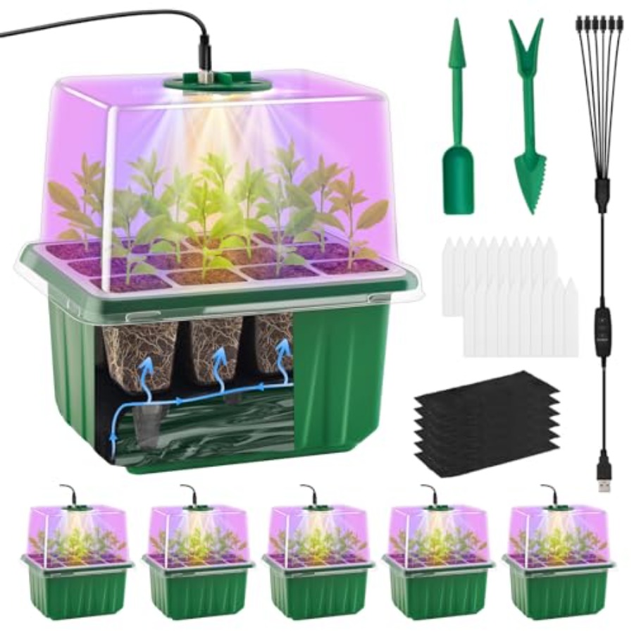 Seed Starter Trays - Kit de Iniciação de Sementes com