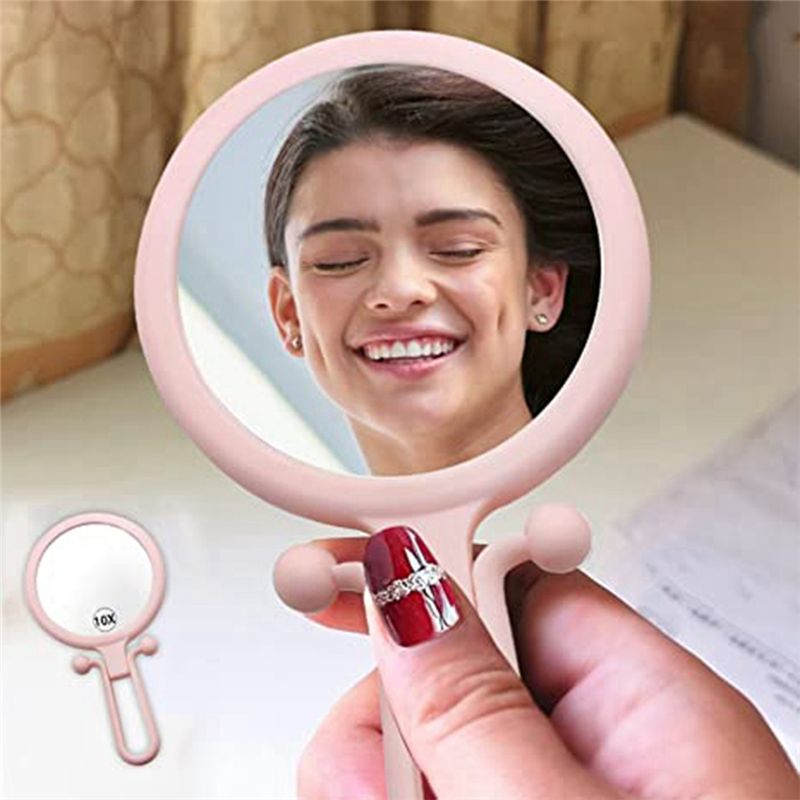 Gardening Tools Pink - Lively- Lupa portátil 10X, espelho de