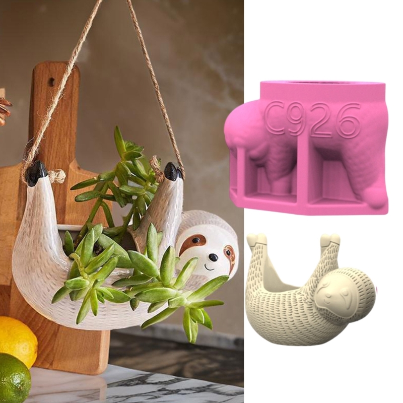 Gardening Tools Cute - 11cm bonito preguiças estatueta forma moldes