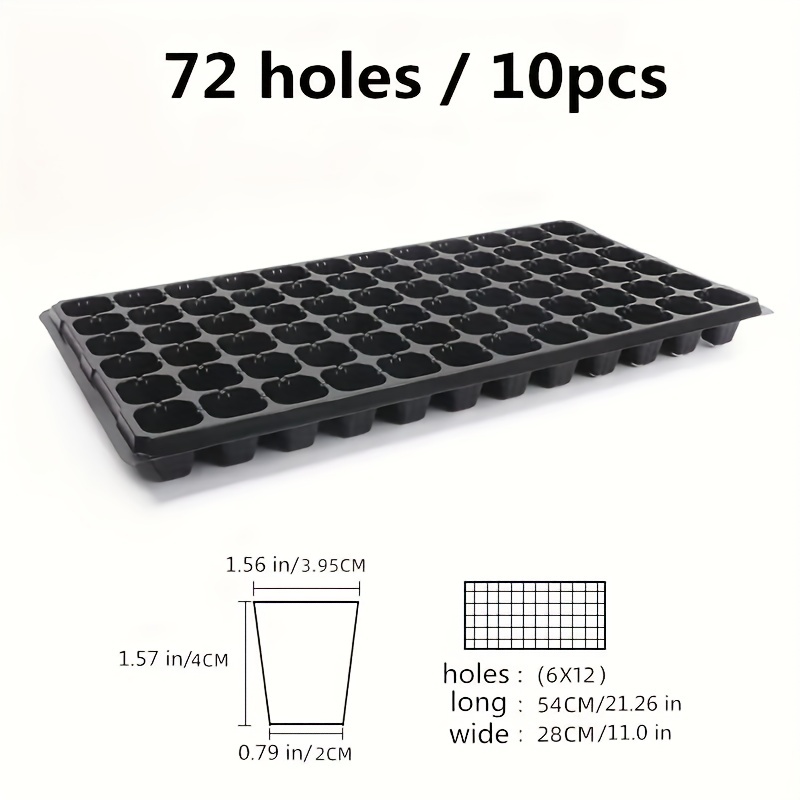 10, bandeja de berçário, bande - Seed Starter Trays avaliação e preço
