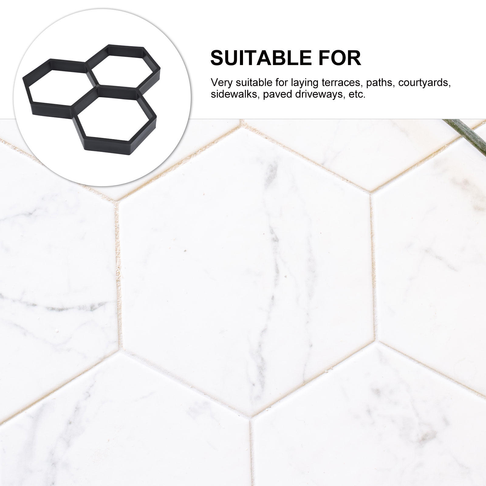 1 unidade de molde hexagonal p - Gardening Tools Diy avaliação e preço