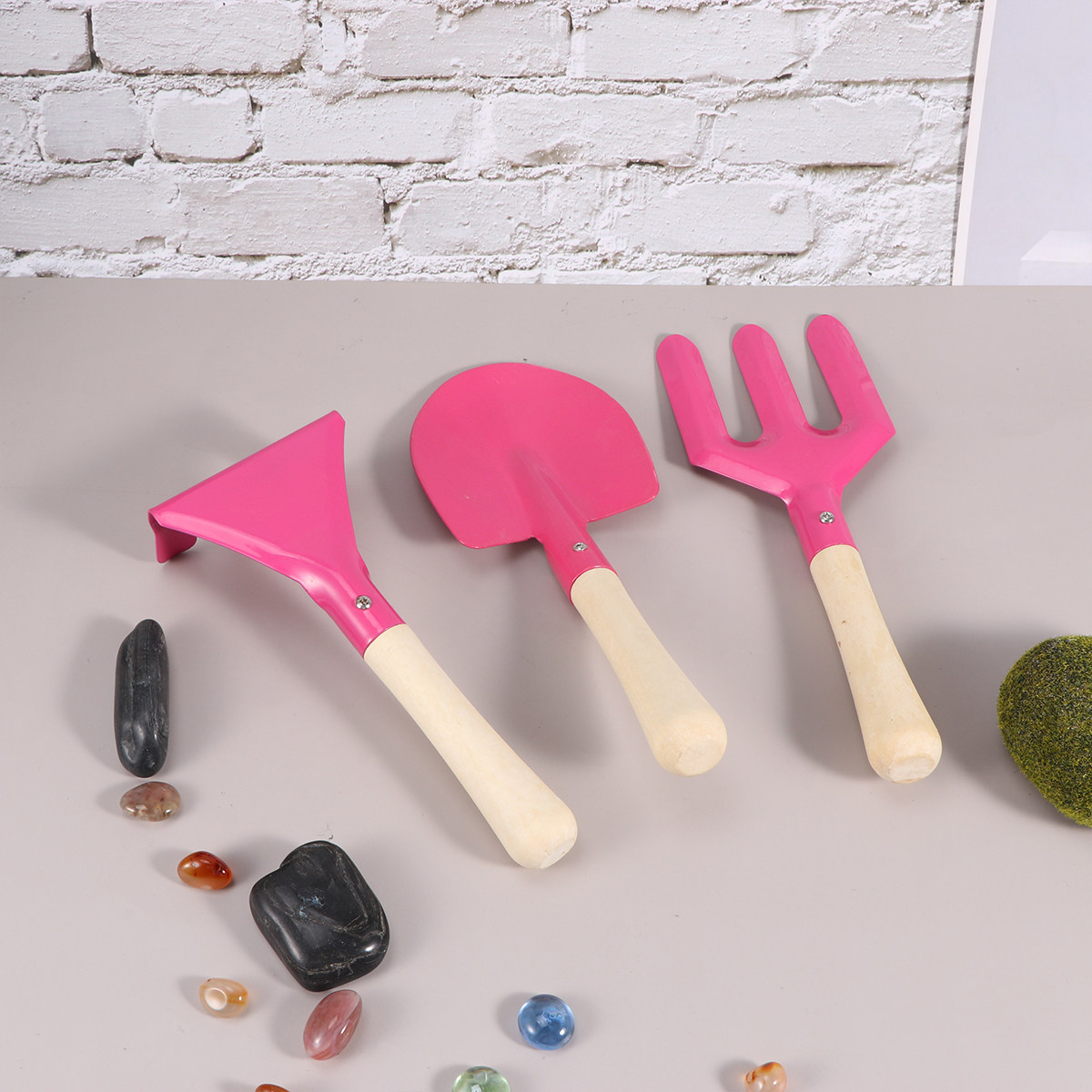 Conjunto de 3 Ferramentas de J - Gardening Tools Pink avaliação e preço