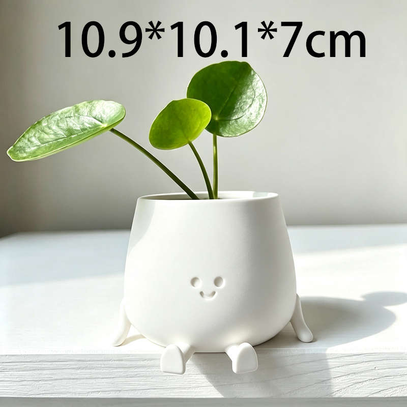 Vaso de Planta com Rosto Sorri - Gardening Tools Cute avaliação e preço