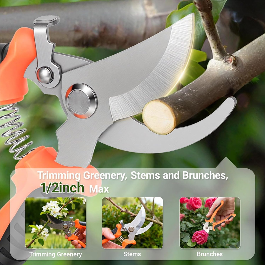 2 Peças, Tesoura de Jardinagem - Gardening Tools Pink avaliação e preço