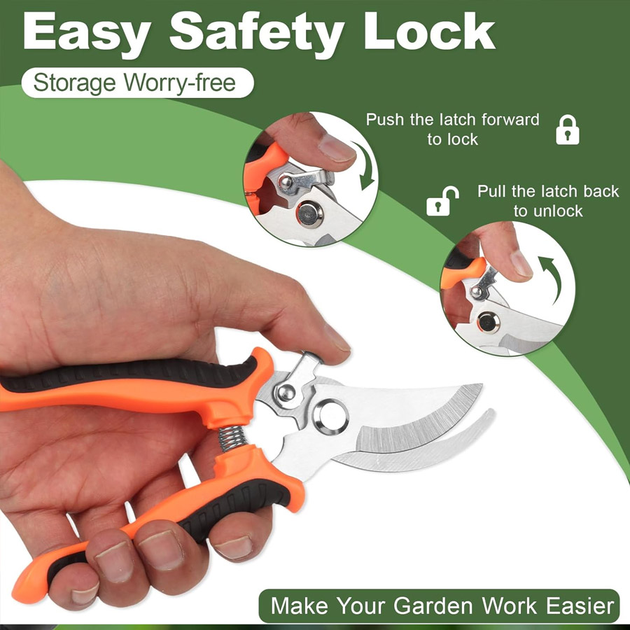 2 Peças, Tesoura de Jardinagem - Gardening Tools Pink avaliação e preço