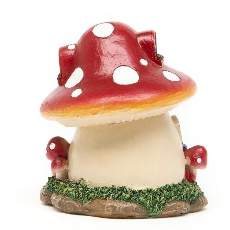Cute Resin Mushroom House Mini - Gardening Tools Cute avaliação e preço