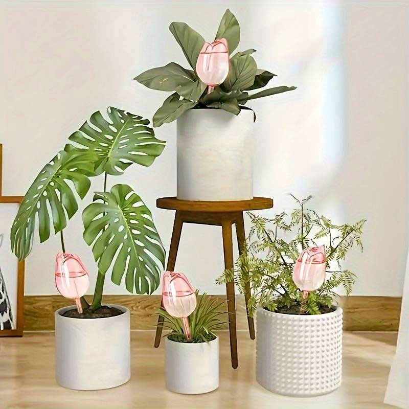 3 Bolas de Irrigação em Forma  - Gardening Tools Pink avaliação e preço