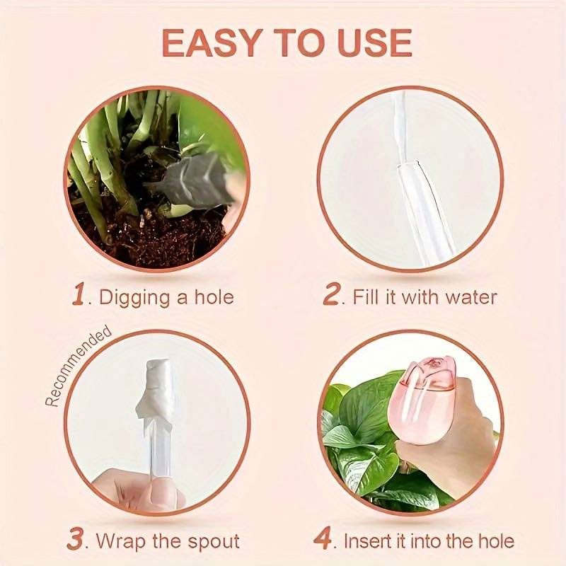 3 Bolas de Irrigação em Forma  - Gardening Tools Pink avaliação e preço