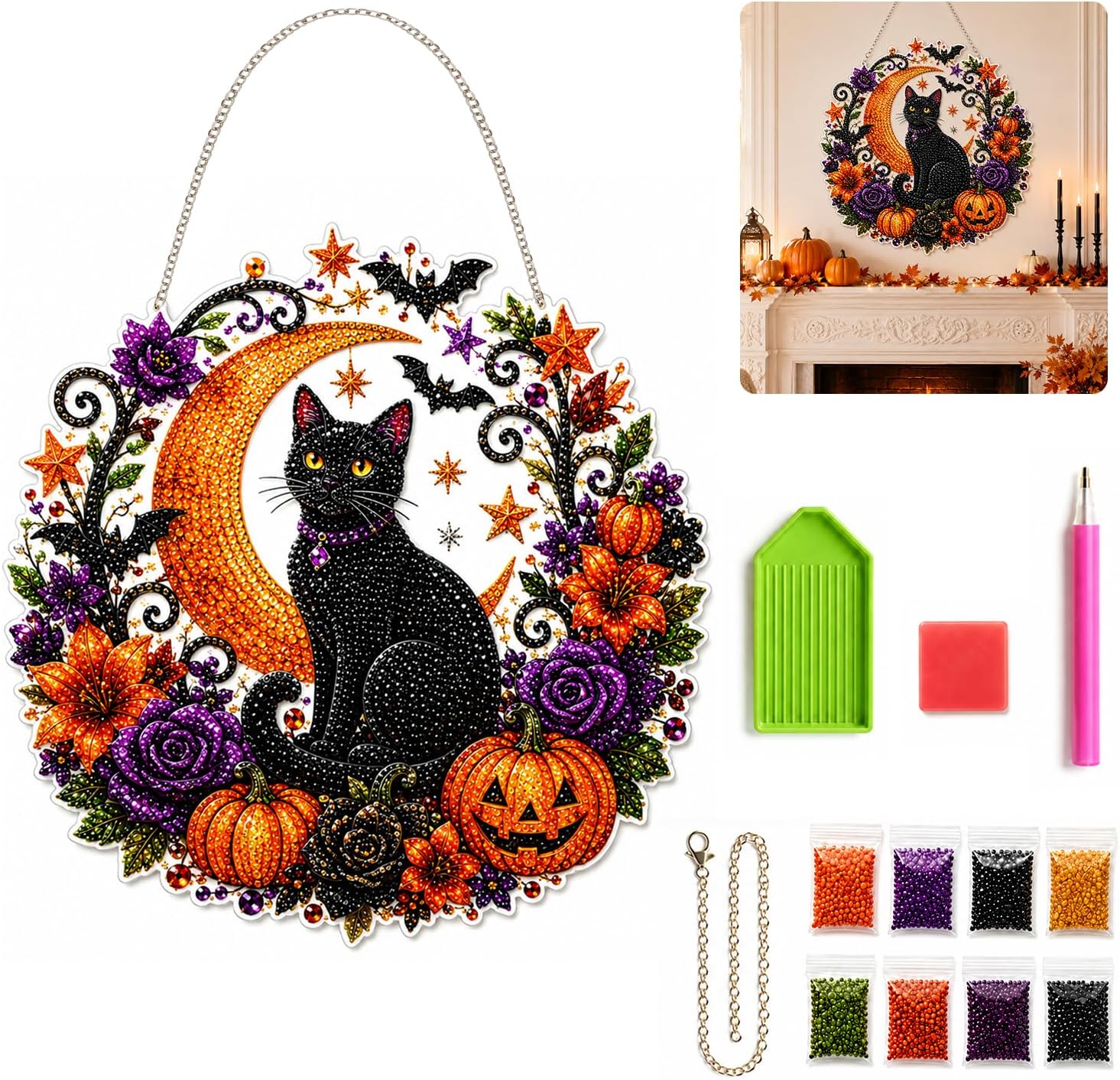 Kit de Arte Diamante de Abóbor - Gardening Tools Diy avaliação e preço