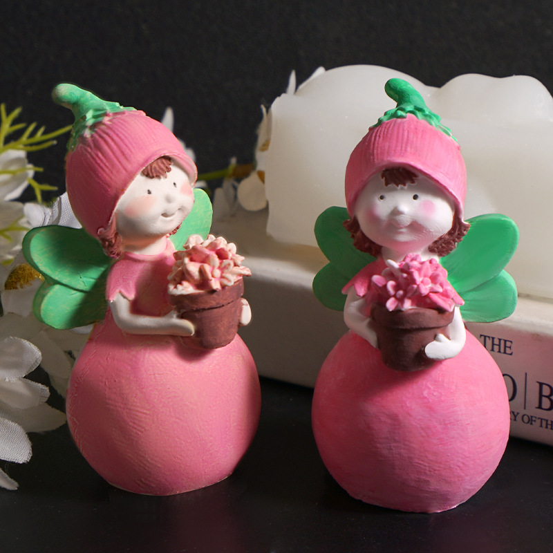 3d bonito fada moldes de silic - Gardening Tools Cute avaliação e preço