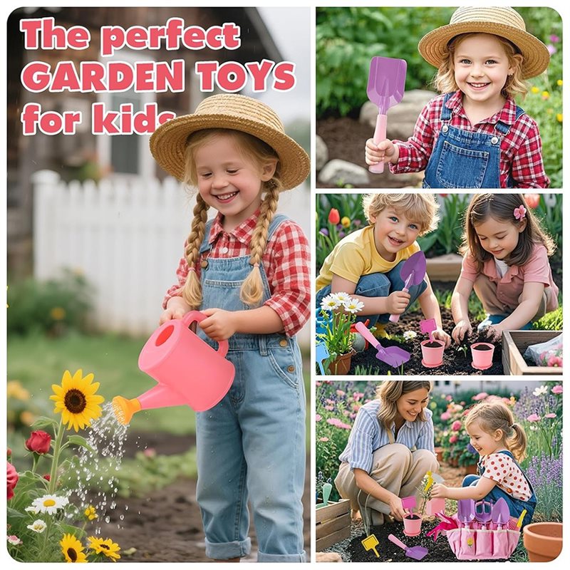 Conjunto de Ferramentas de Jar - Gardening Tools Pink avaliação e preço