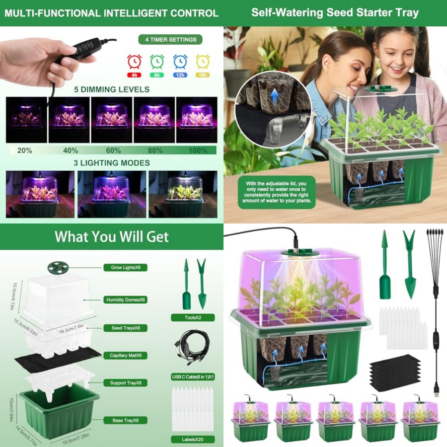 Kit de Iniciação de Sementes c - Seed Starter Trays avaliação e preço