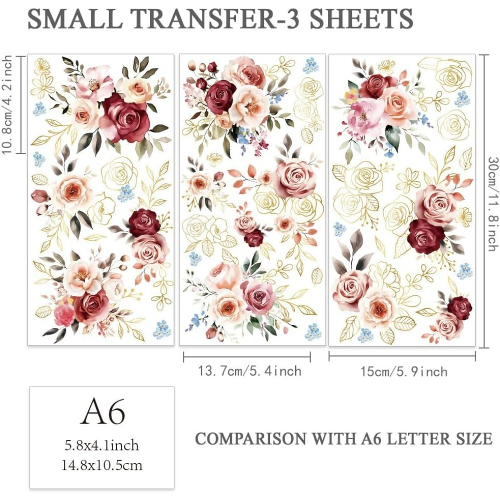 3 pçs/set aquarela rosas esfre - Gardening Tools Diy avaliação e preço