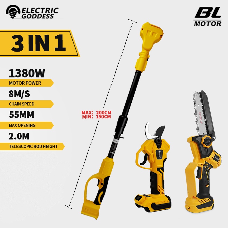 Sem escova 6 Polegada motosser - Gardening Tools Spade avaliação e preço