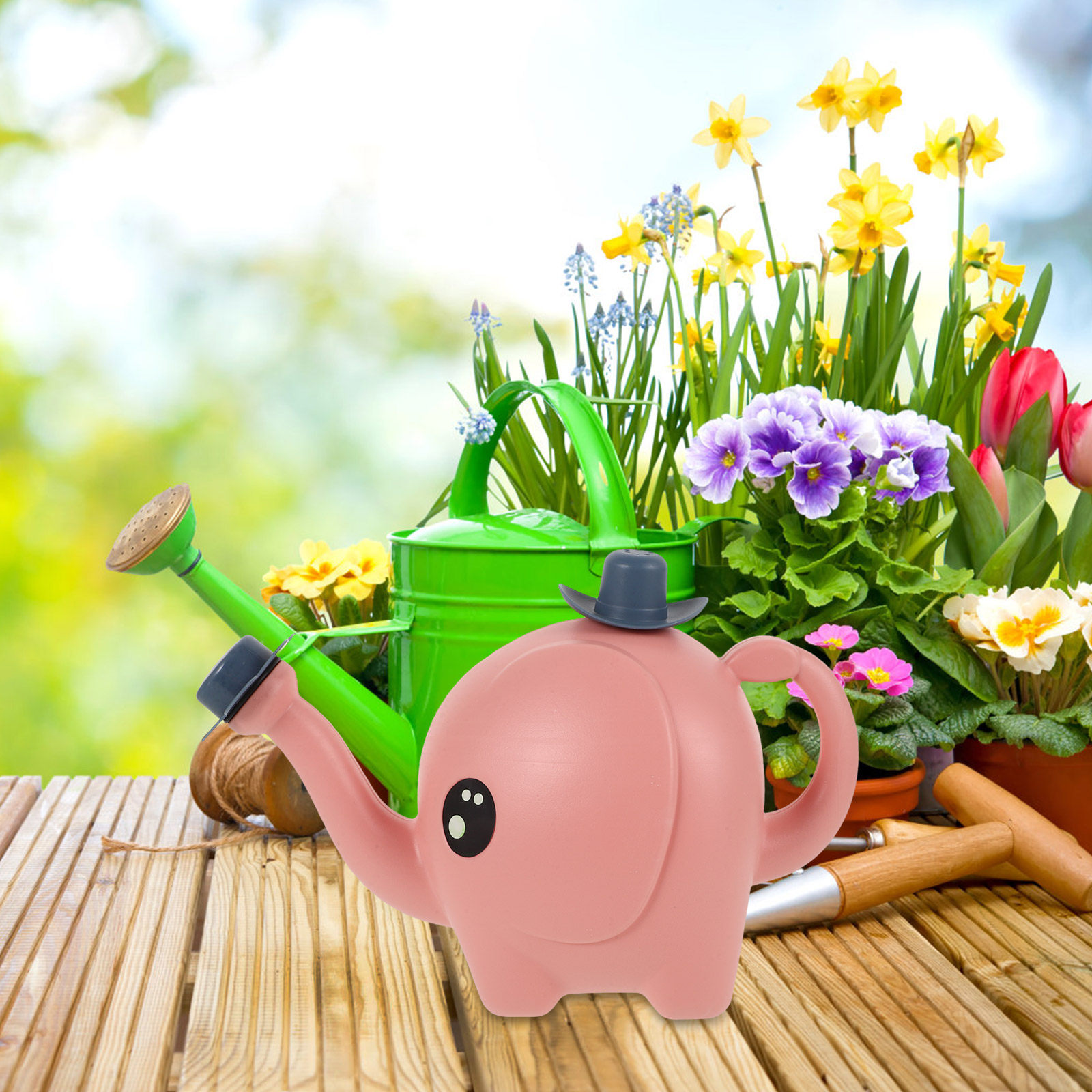 Regador de plástico com desenh - Gardening Tools Cute avaliação e preço